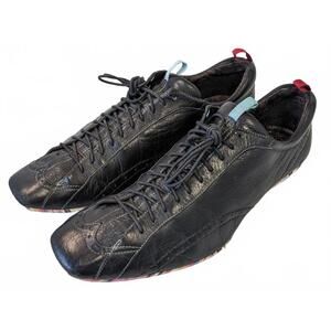 Paul Smith China Sneakers Men Driving Shoes Black Leather 10